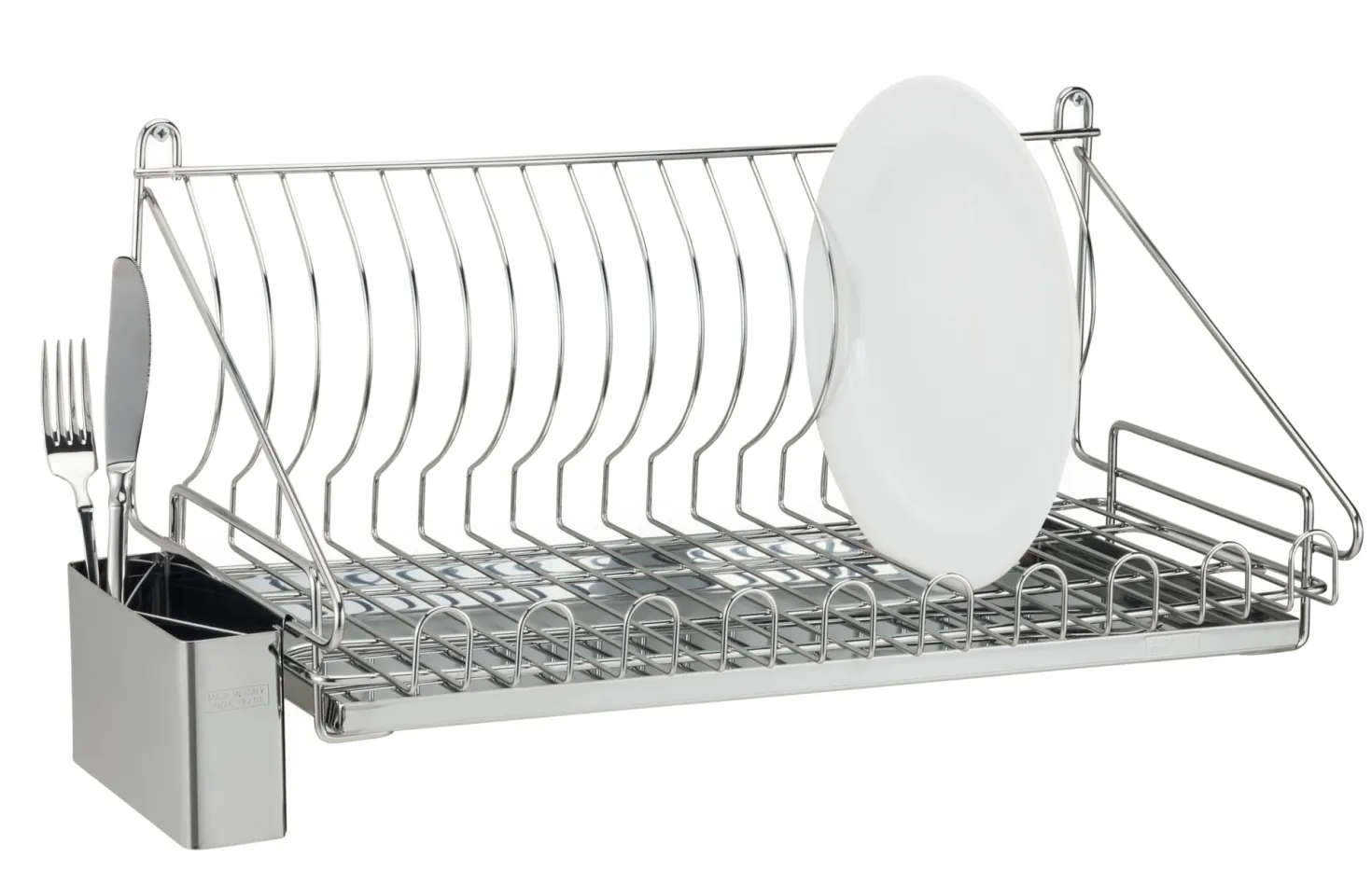 Abtropfgestell Edelstahl Wandmontage