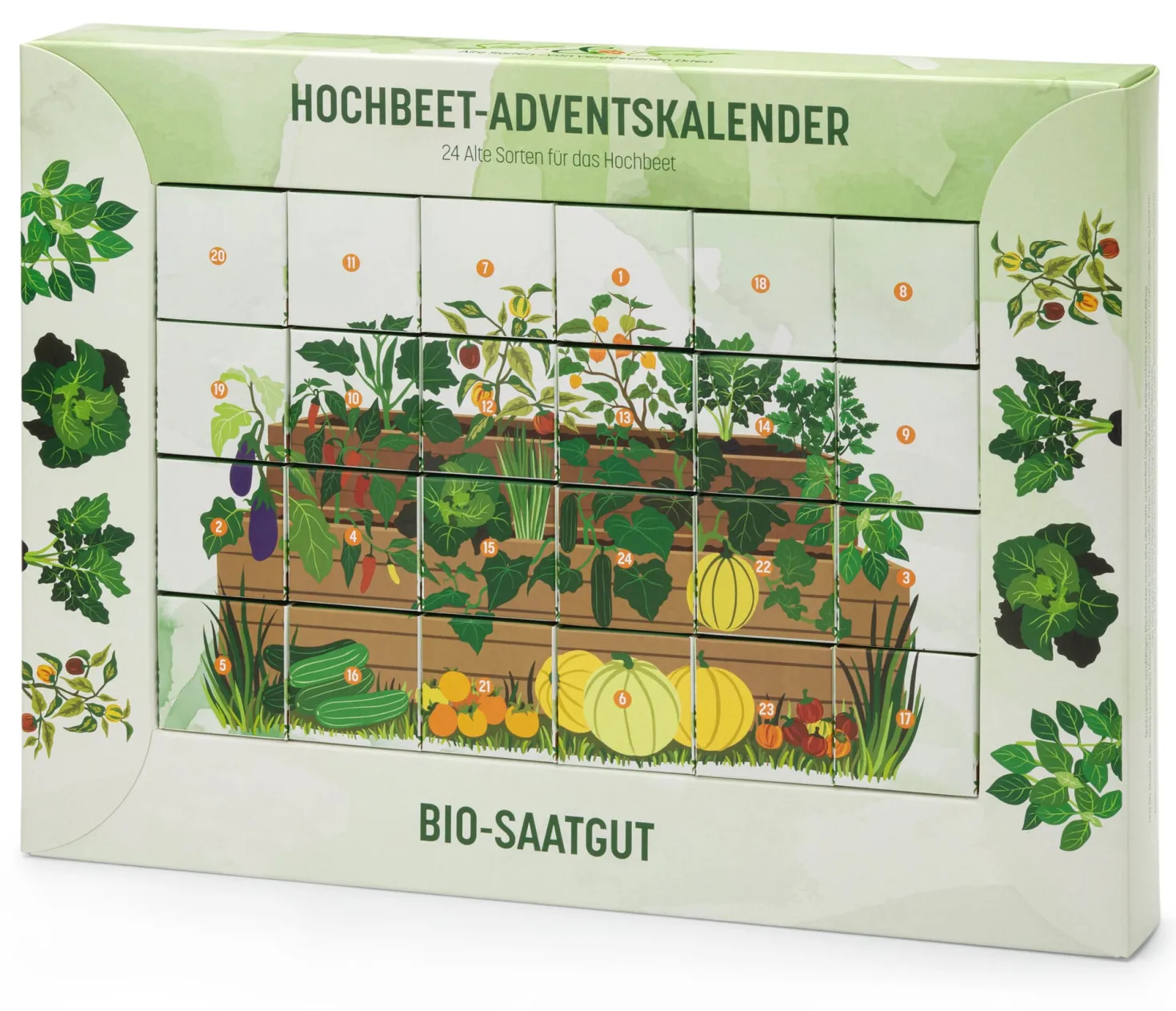 Adventskalender Bio-Hochbeetgemüse