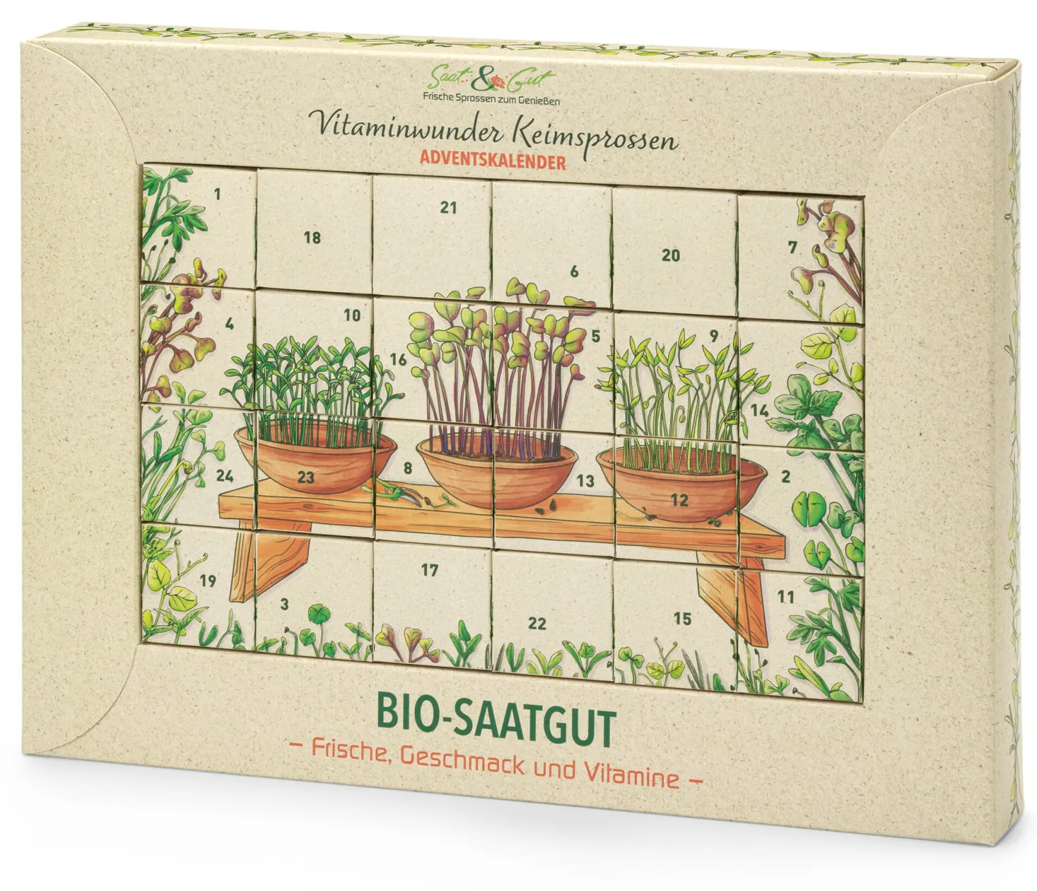 Adventskalender Bio-Microgreens