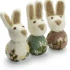 Anhänger Osterhase Filz bestickt