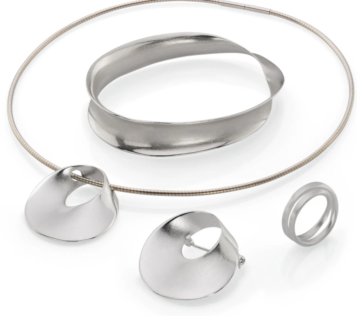 Armreif Möbius, Silber