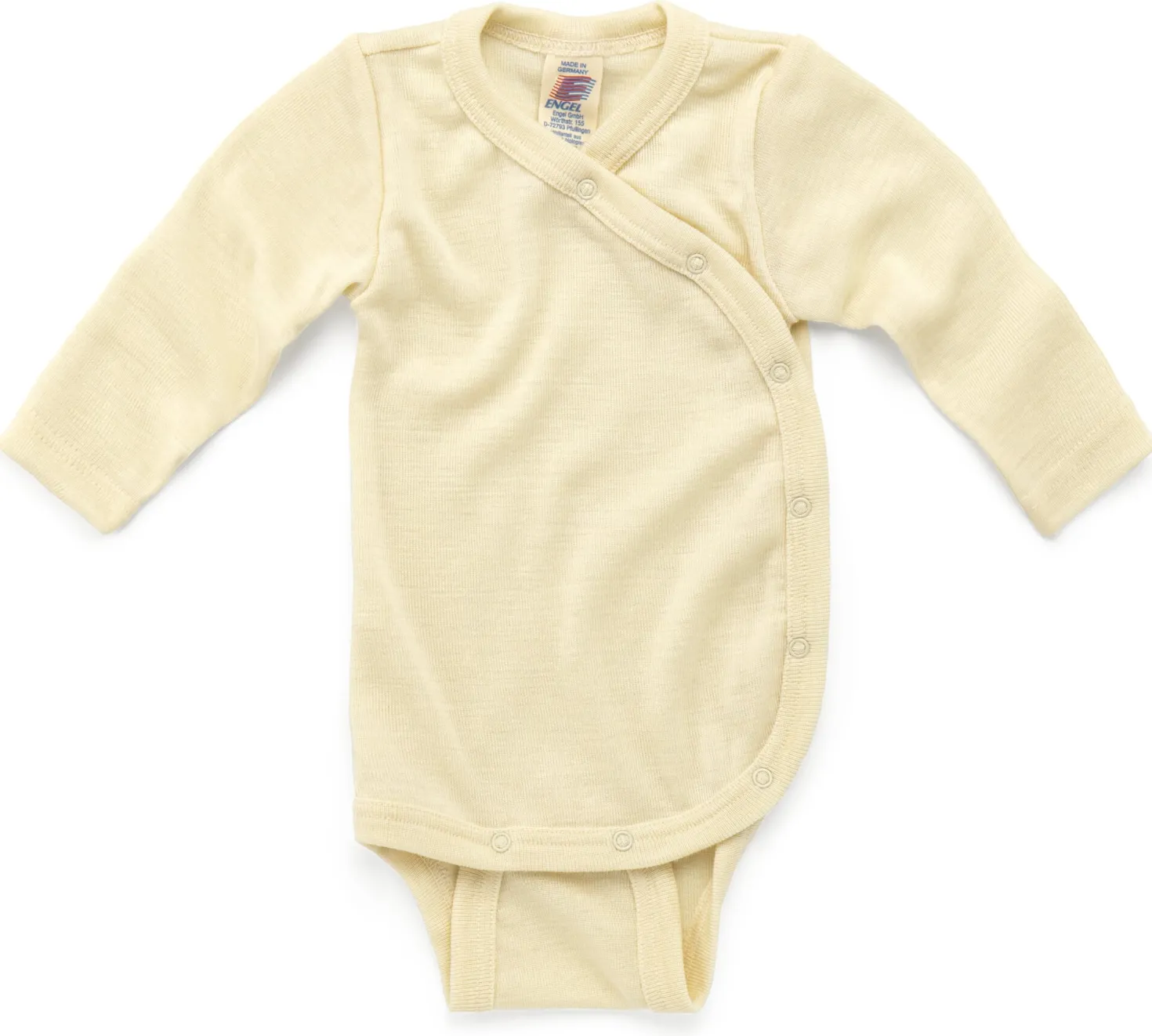Baby-Wickelbody Merinowolle-Seide