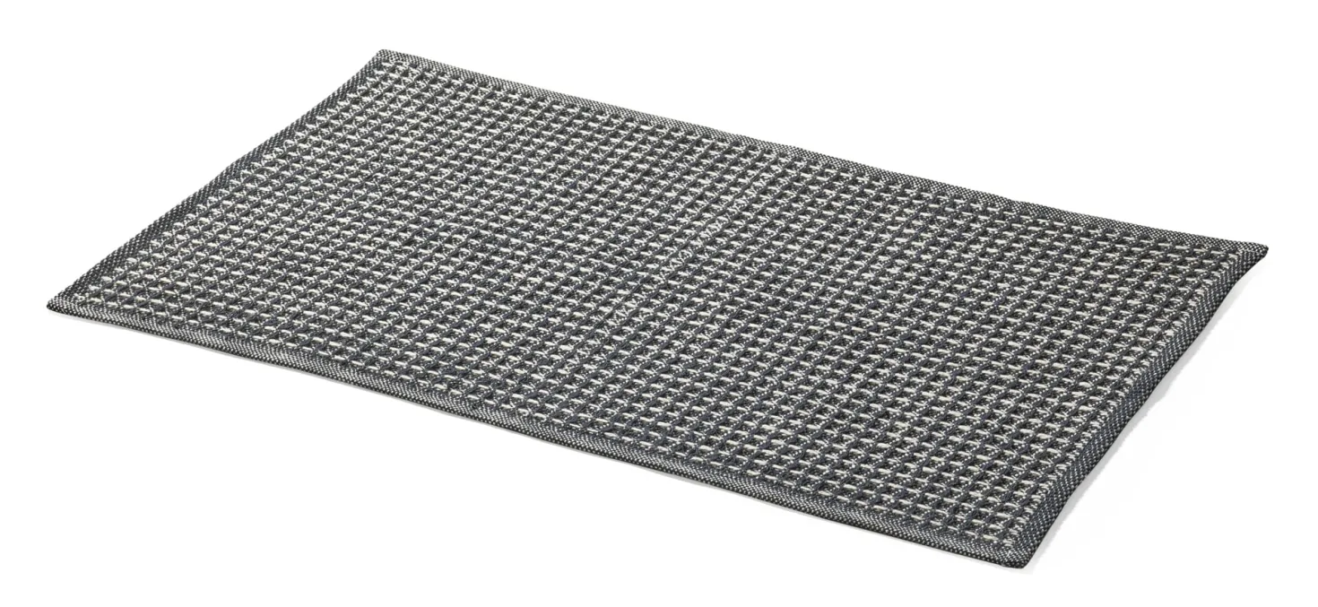 Badematte Waffelpiqué Halbleinen