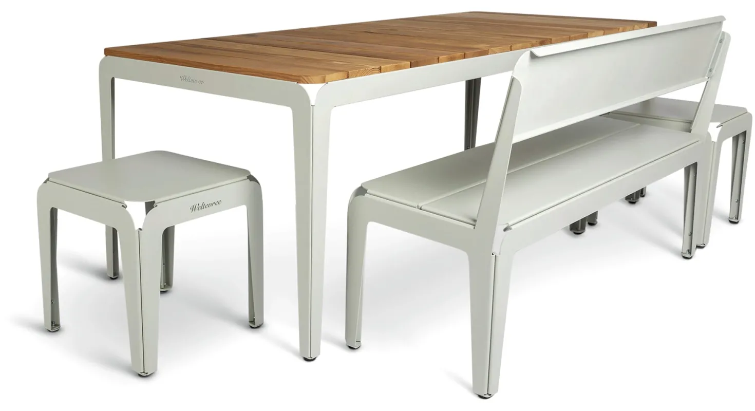 Bank Bended Bench 140