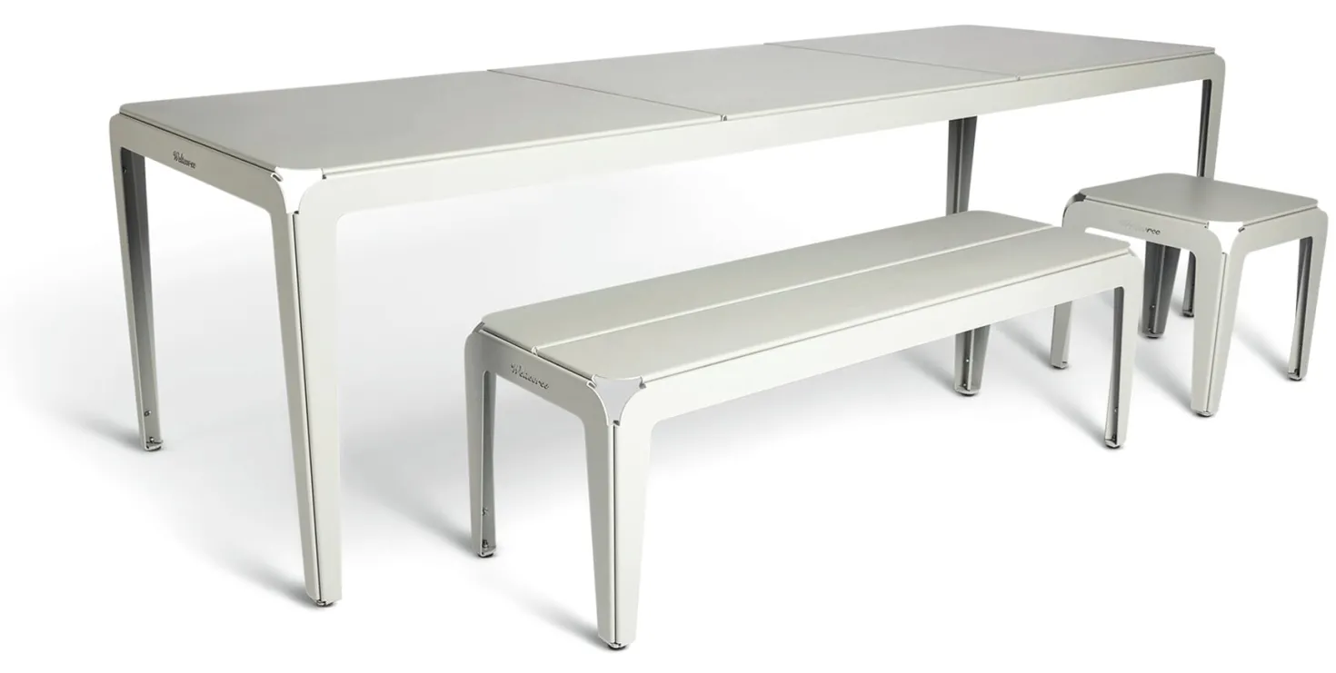 Bank Bended Bench 140