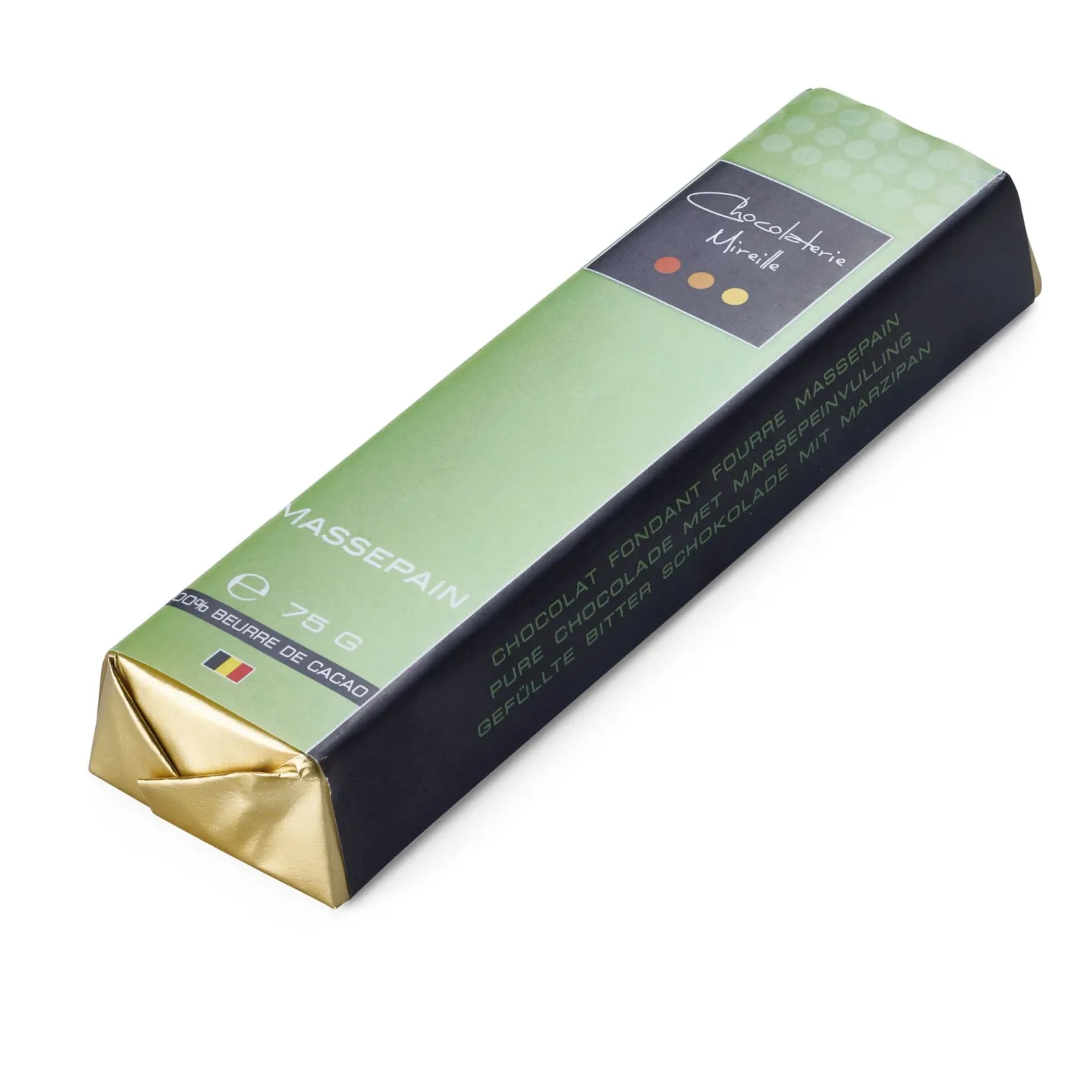 Belgischer Schokoladenriegel Marzipan