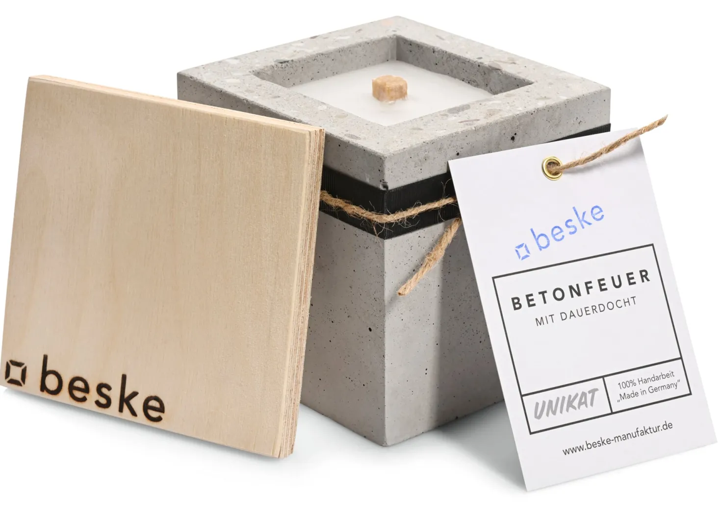 Betonfeuer Würfel