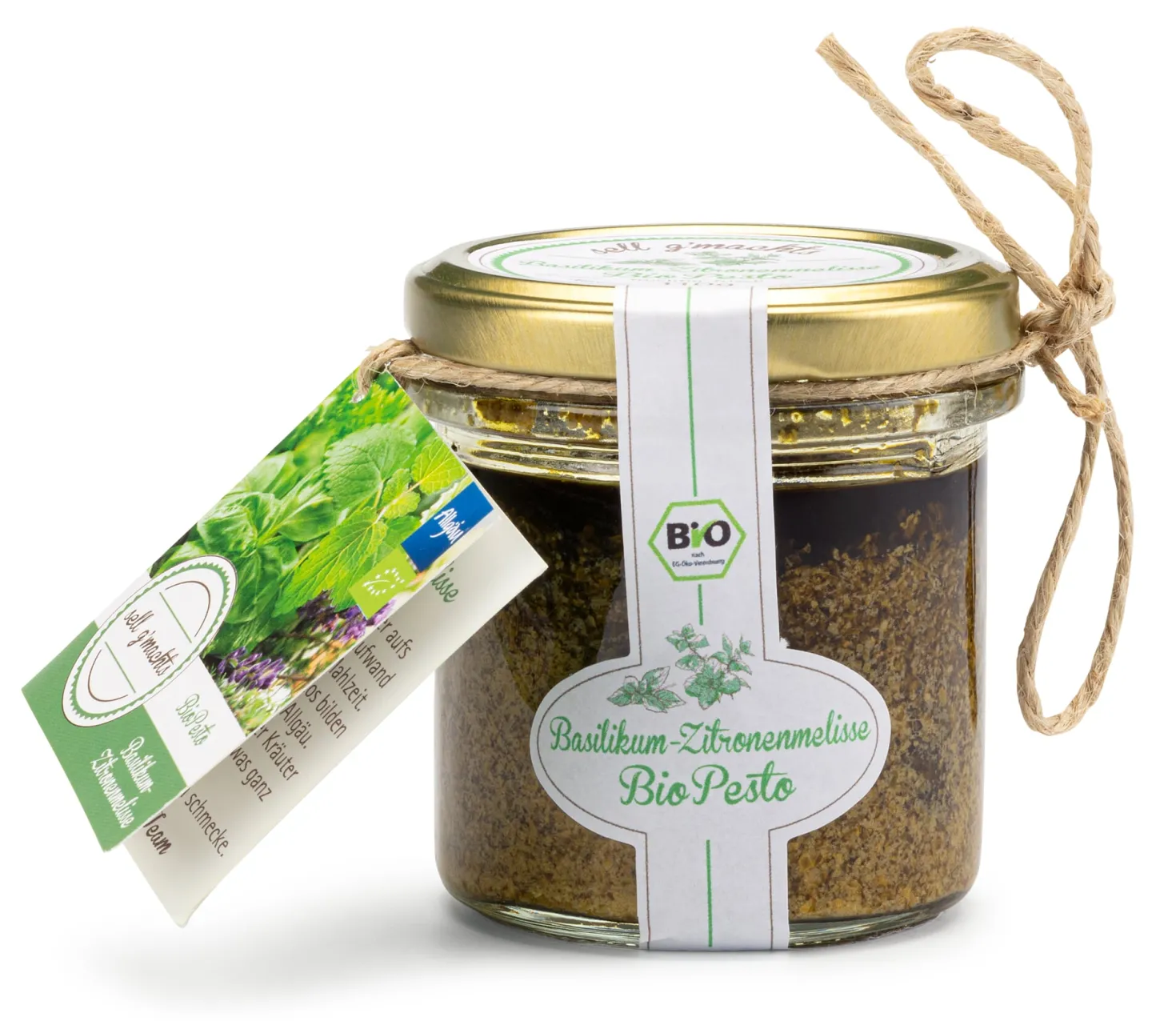 Bio-Pesto Basilikum-Zitronenmelisse
