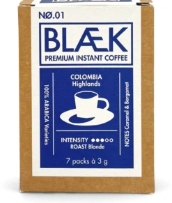 Blaek Instant-Kaffee, Blonde Roast, Box