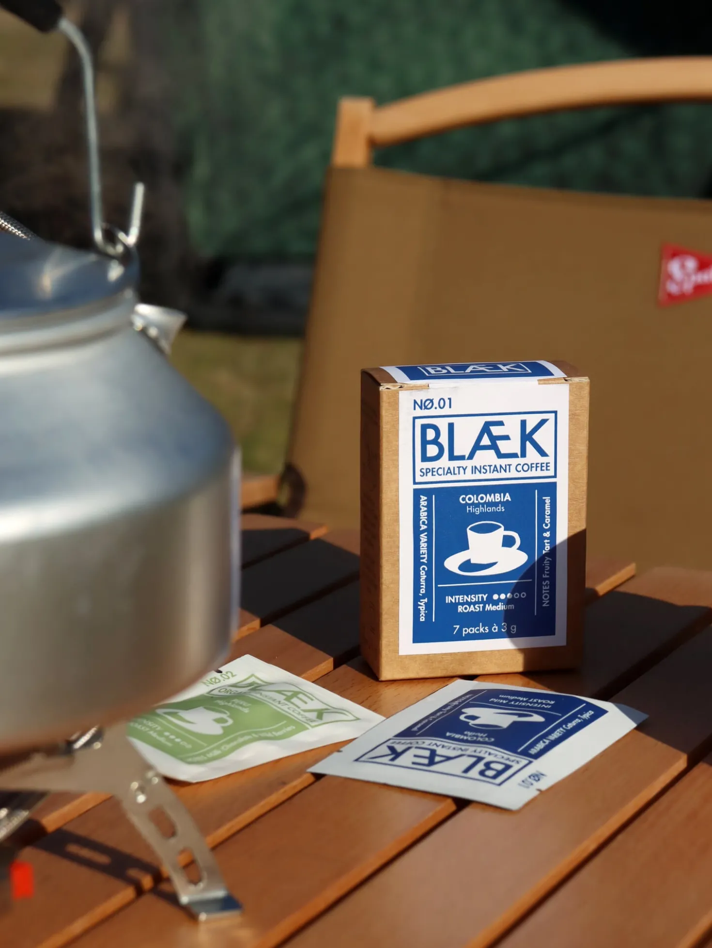 Blaek Instant-Kaffee, Blonde Roast, Box