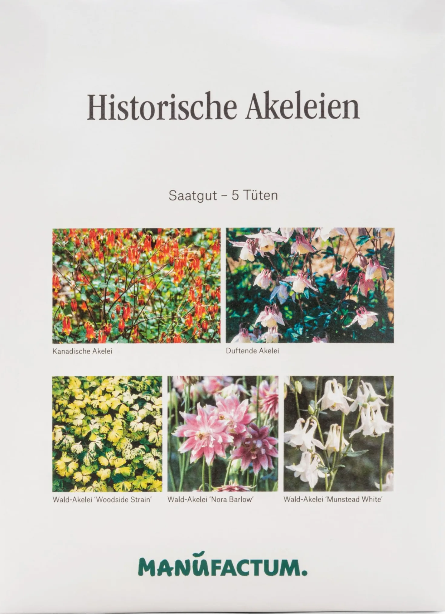 Blumensamen Historische Akeleien