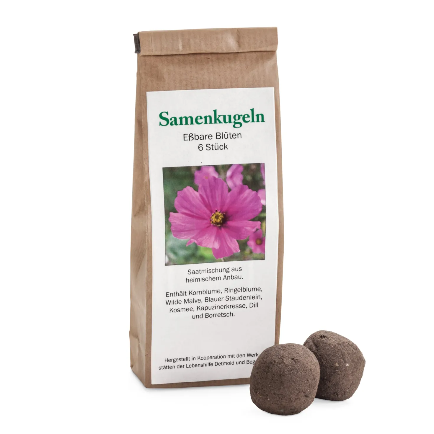 Blumensamen Samenkugeln