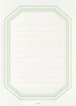 Briefpapier Letterpress