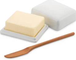Buttermesser Elsbeerenholz