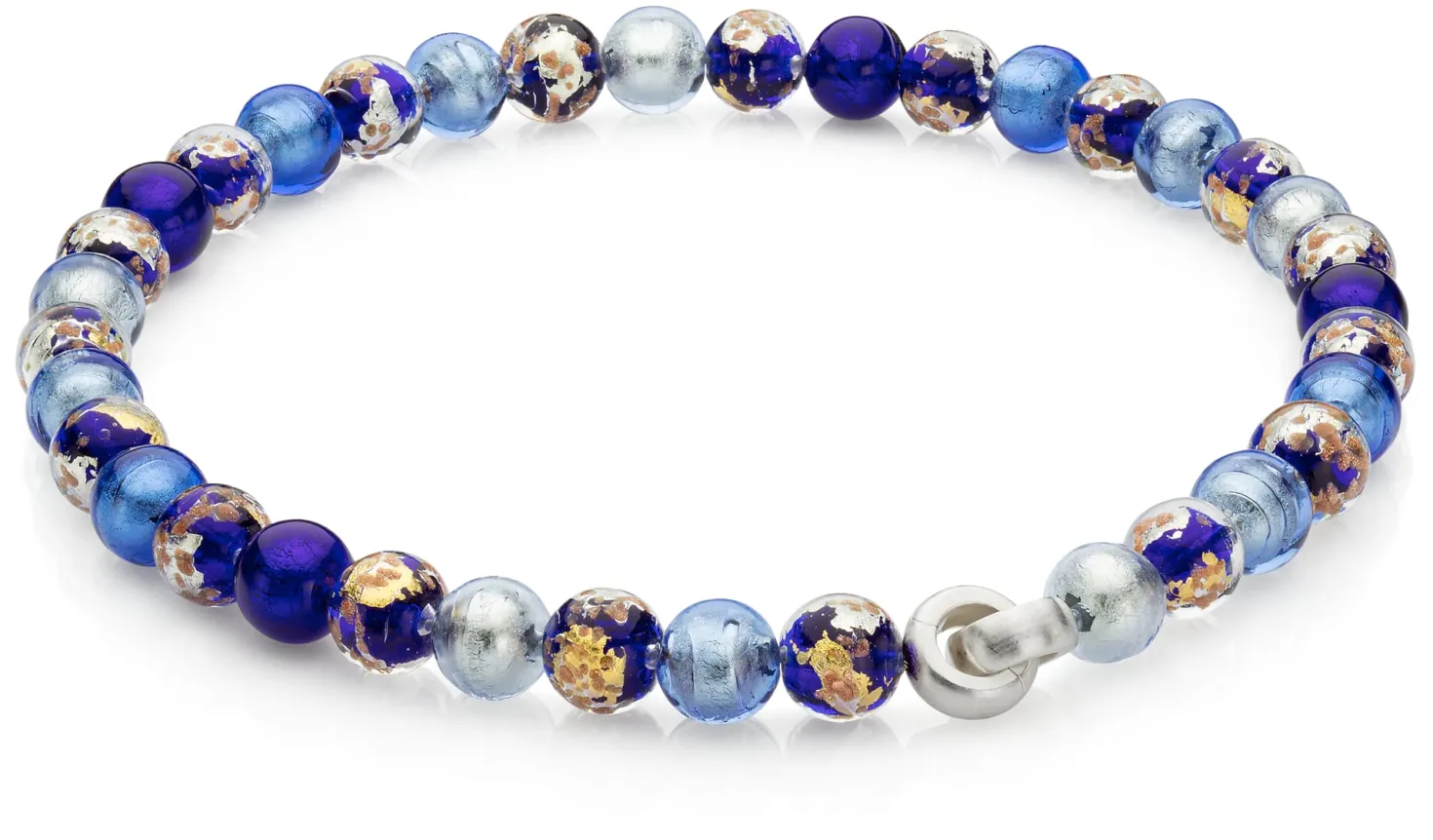 Collier Muranoglas Kobalt