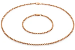 Collier Venezianer roségoldplattiert