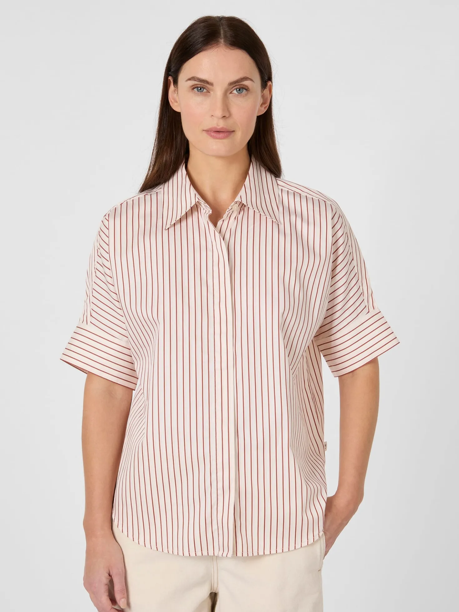 Damenbluse Baumwollsatin