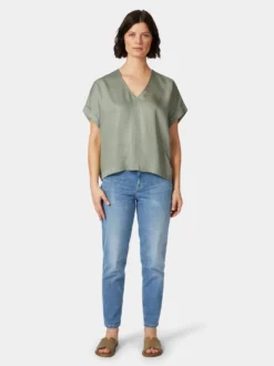 Damenbluse Kurzarm