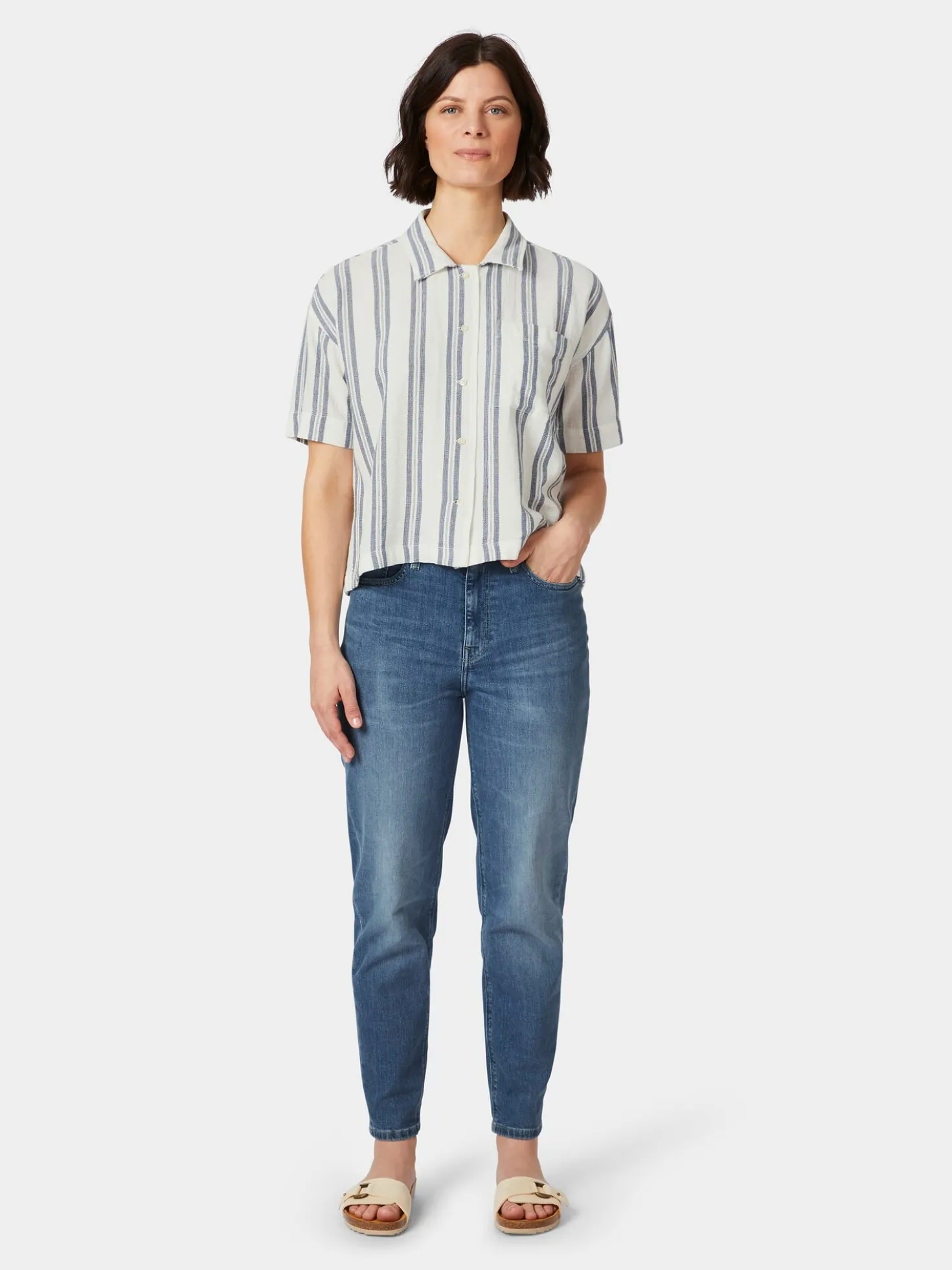Damenbluse Kurzarm