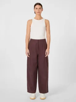 Damen-Bundfaltenhose