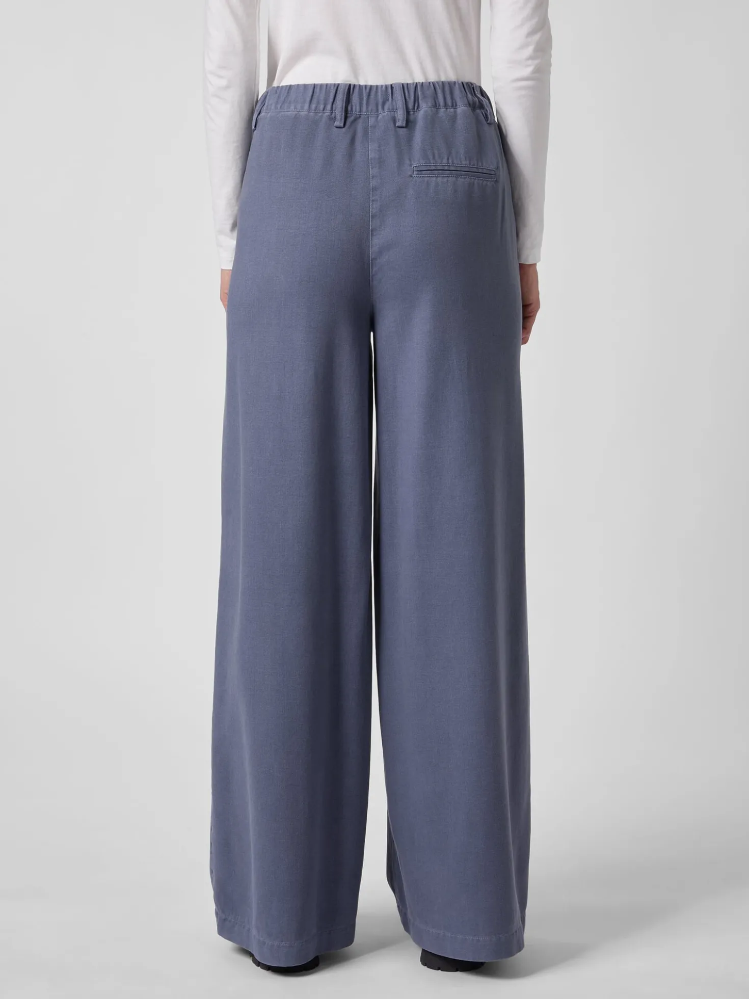 Damen-Bundfaltenhose Lyocell