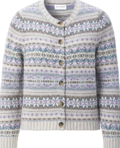 Damen-Cardigan gemustert