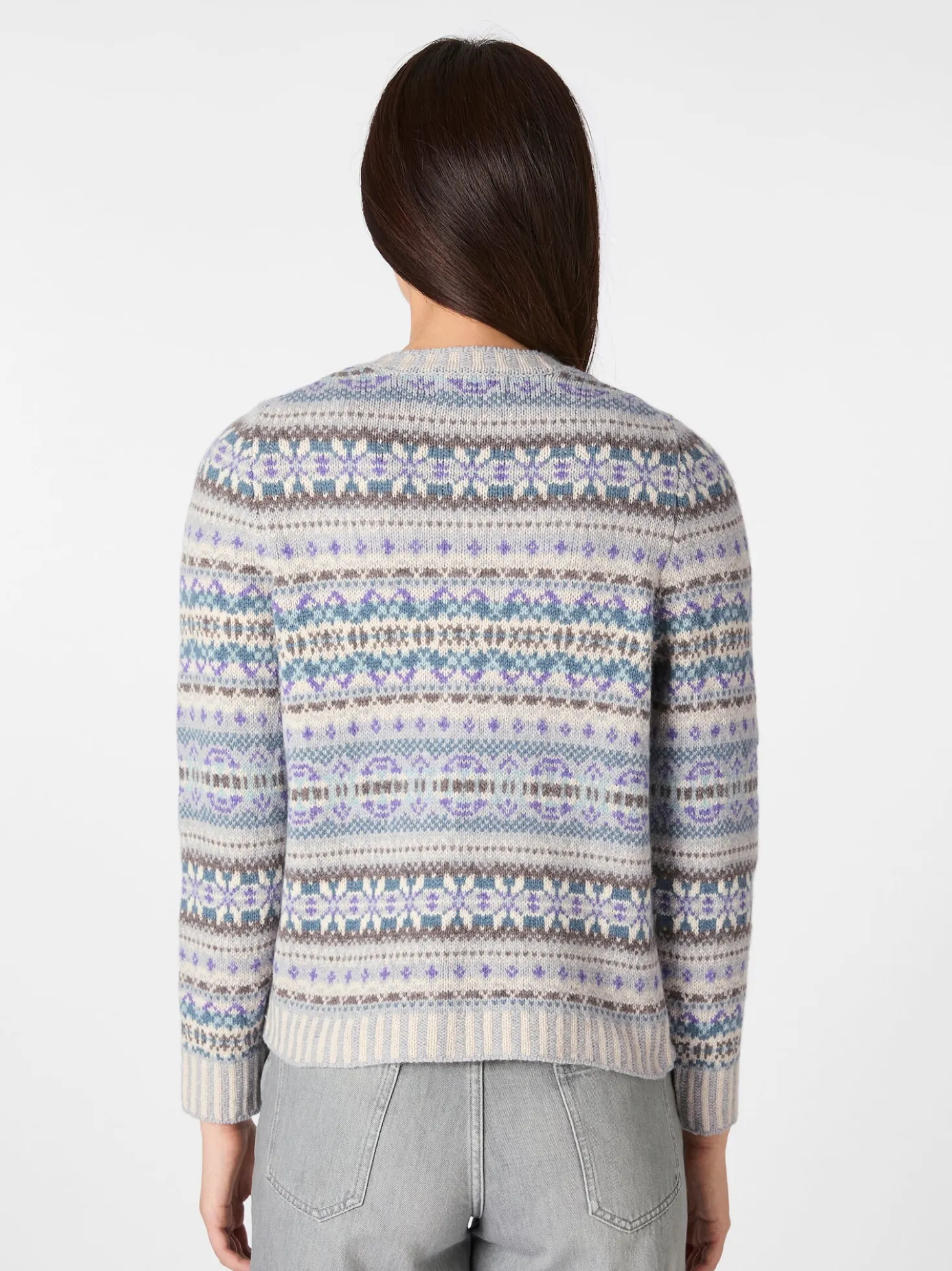Damen-Cardigan gemustert