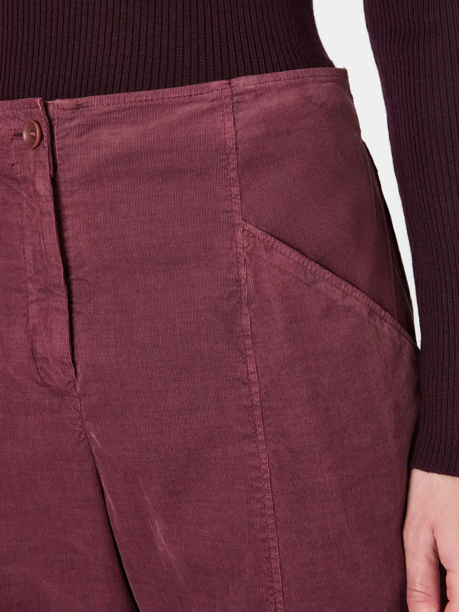 Damen-Feincordhose
