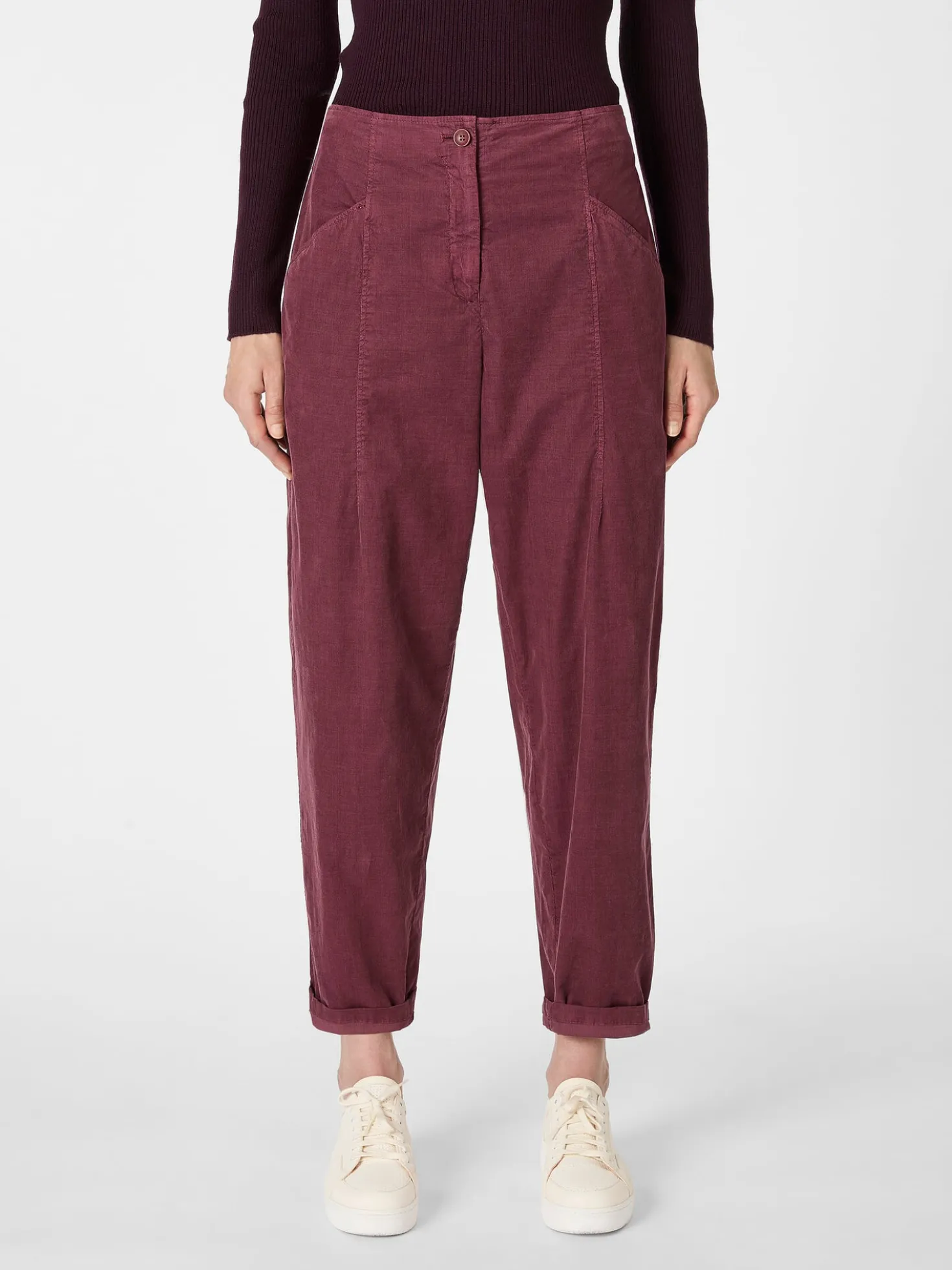 Damen-Feincordhose