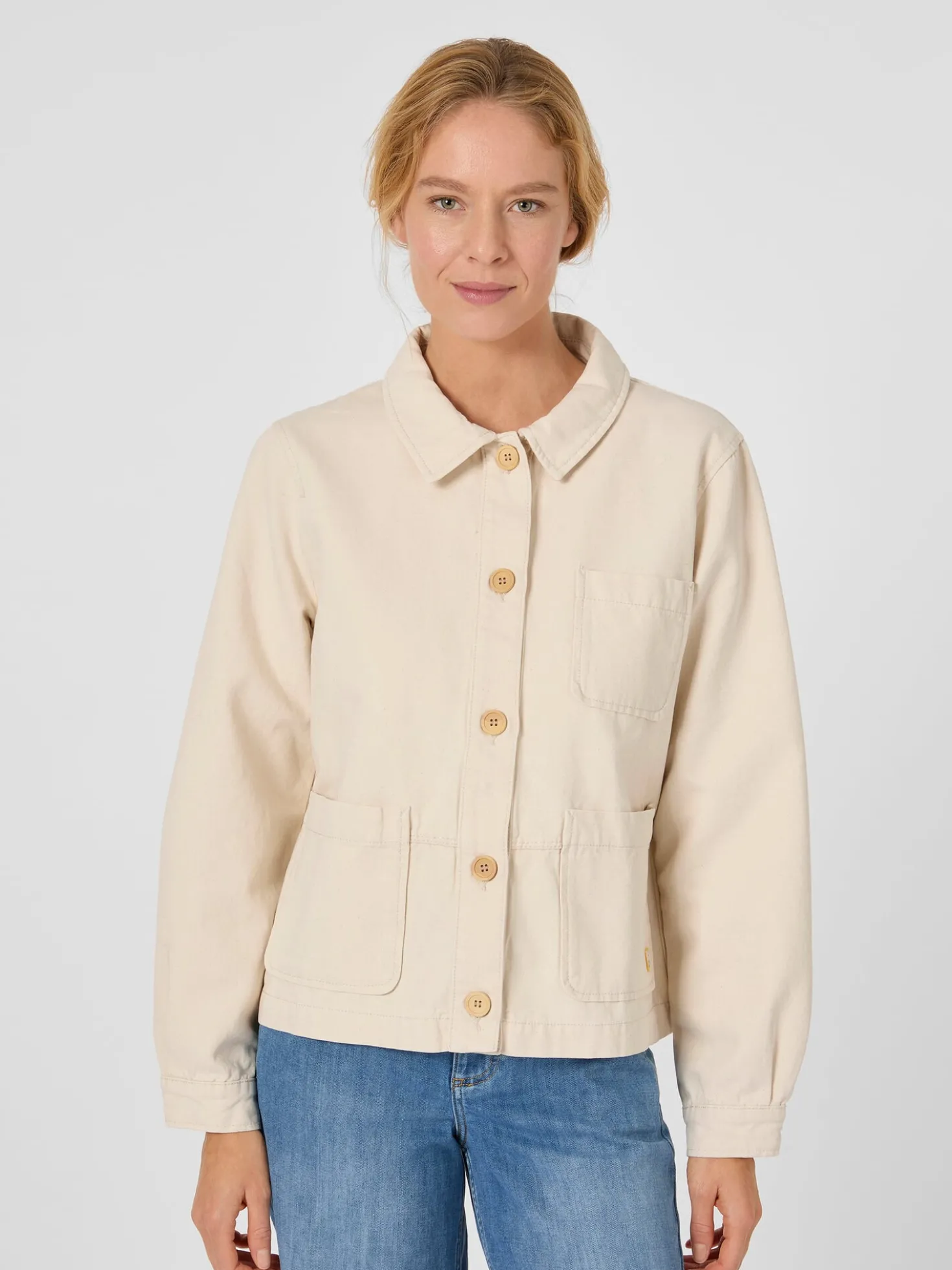 Damen-Fischerjacke Baumwolle