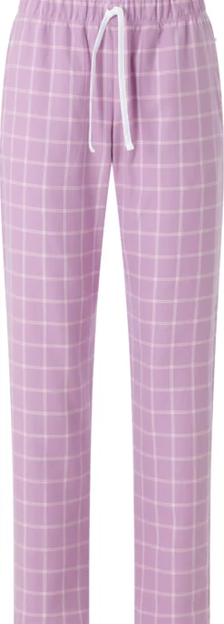Damen-Flanellpyjama kariert