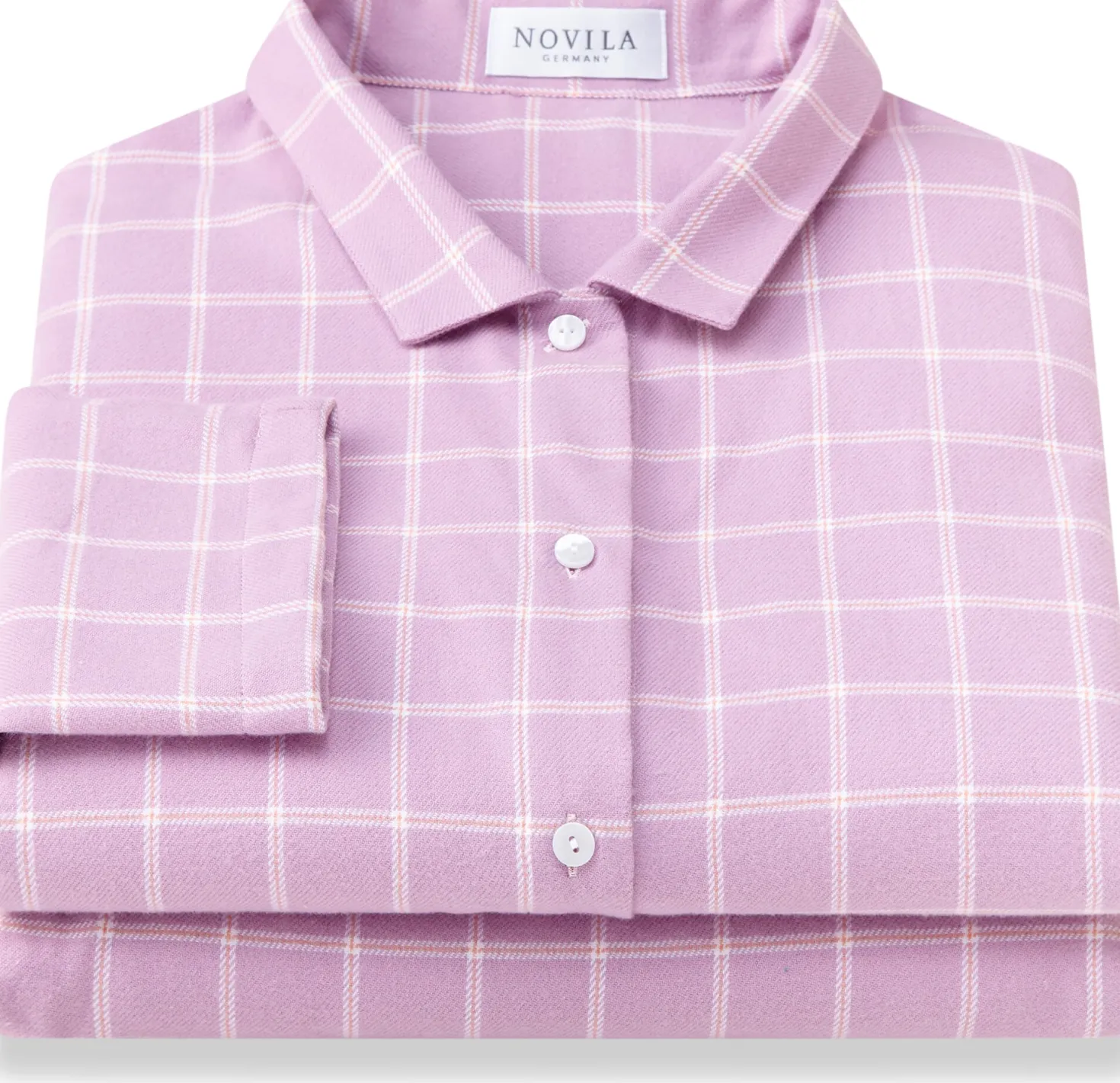 Damen-Flanellpyjama kariert