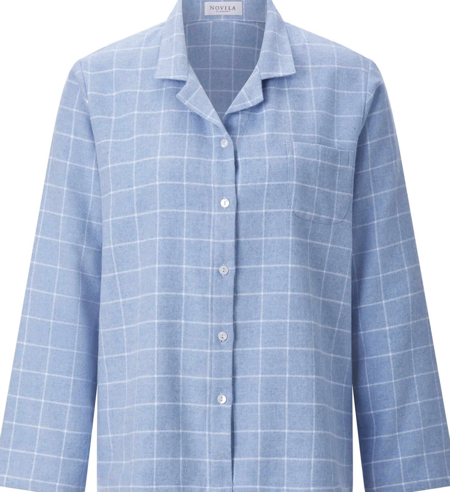 Damen-Flanellpyjama kariert