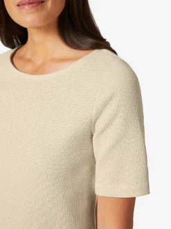 Damen-Glitzershirt Kurzarm