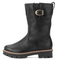Damenhalbstiefel Rindleder gefüttert