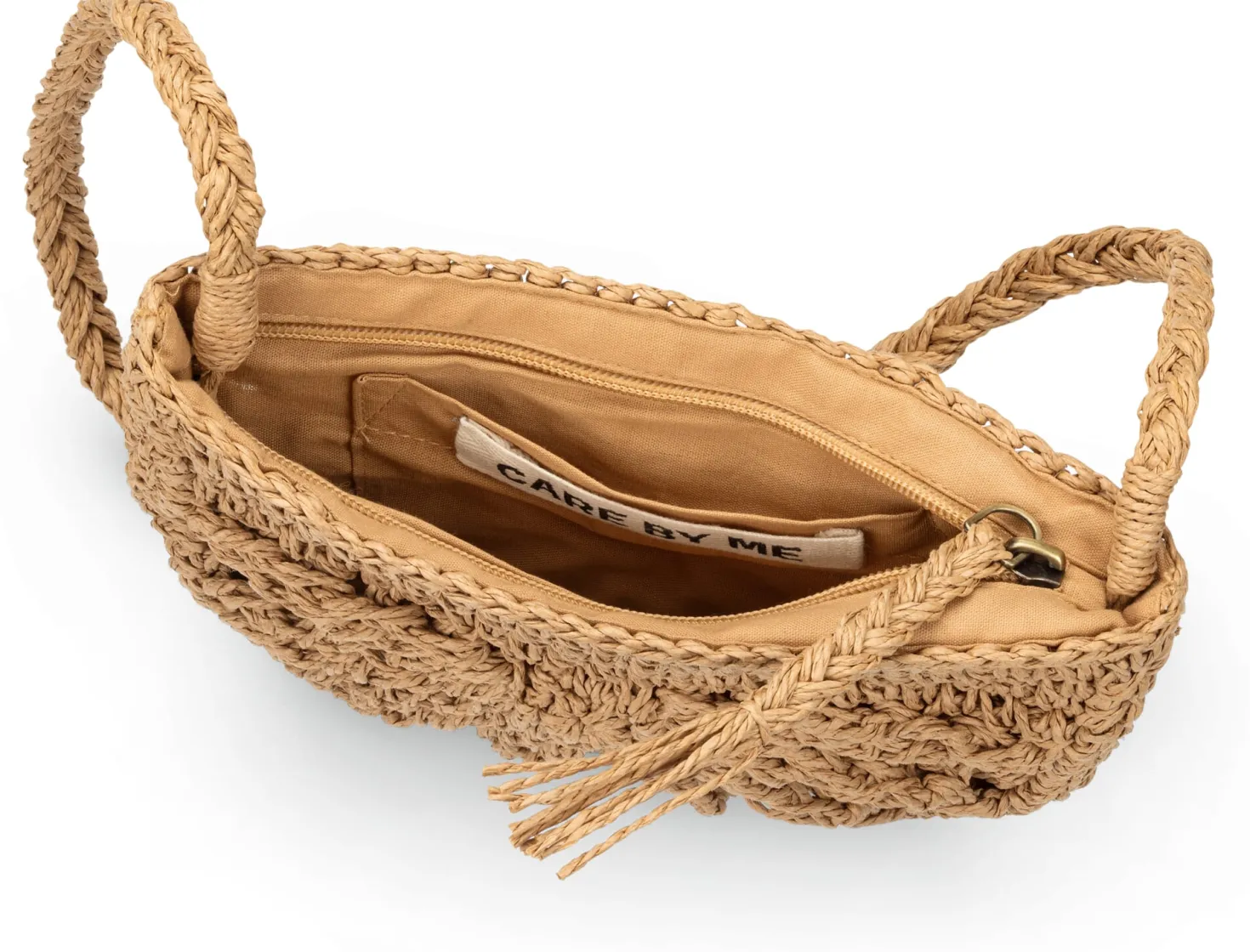 Damen-Handtasche Raffia, natur