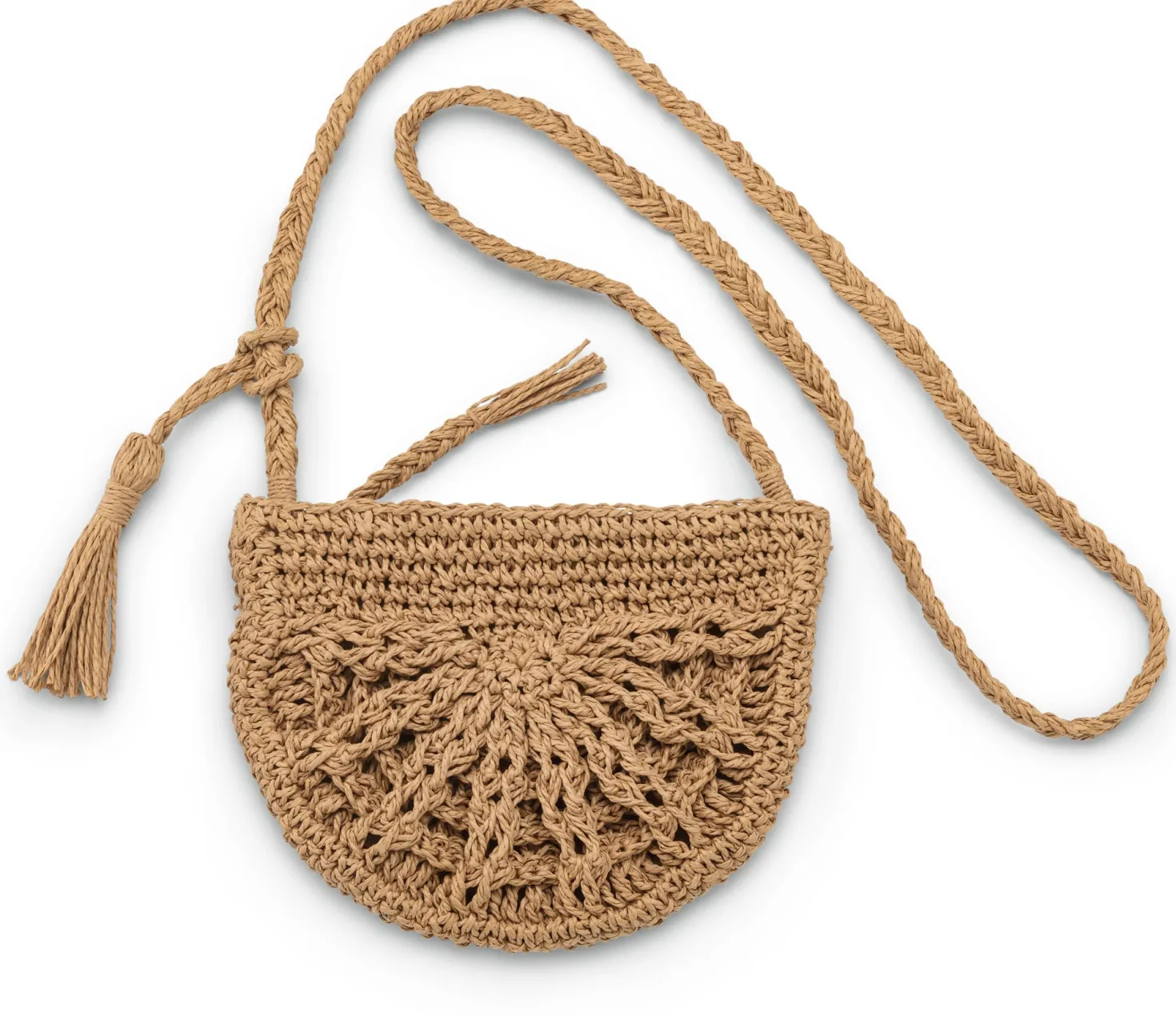 Damen-Handtasche Raffia, natur