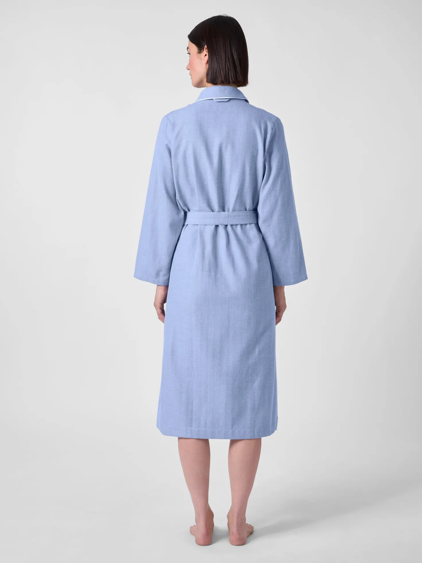 Damenhausmantel Flanell