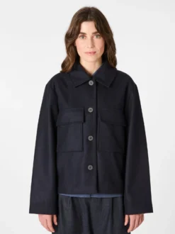 Damen-Hemdjacke Wolle