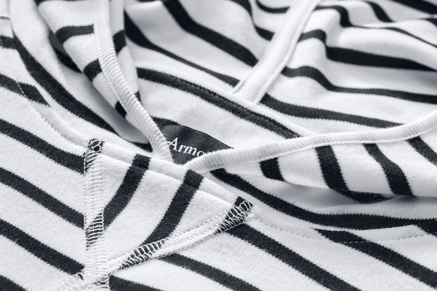 Damen-Hoodie gestreift