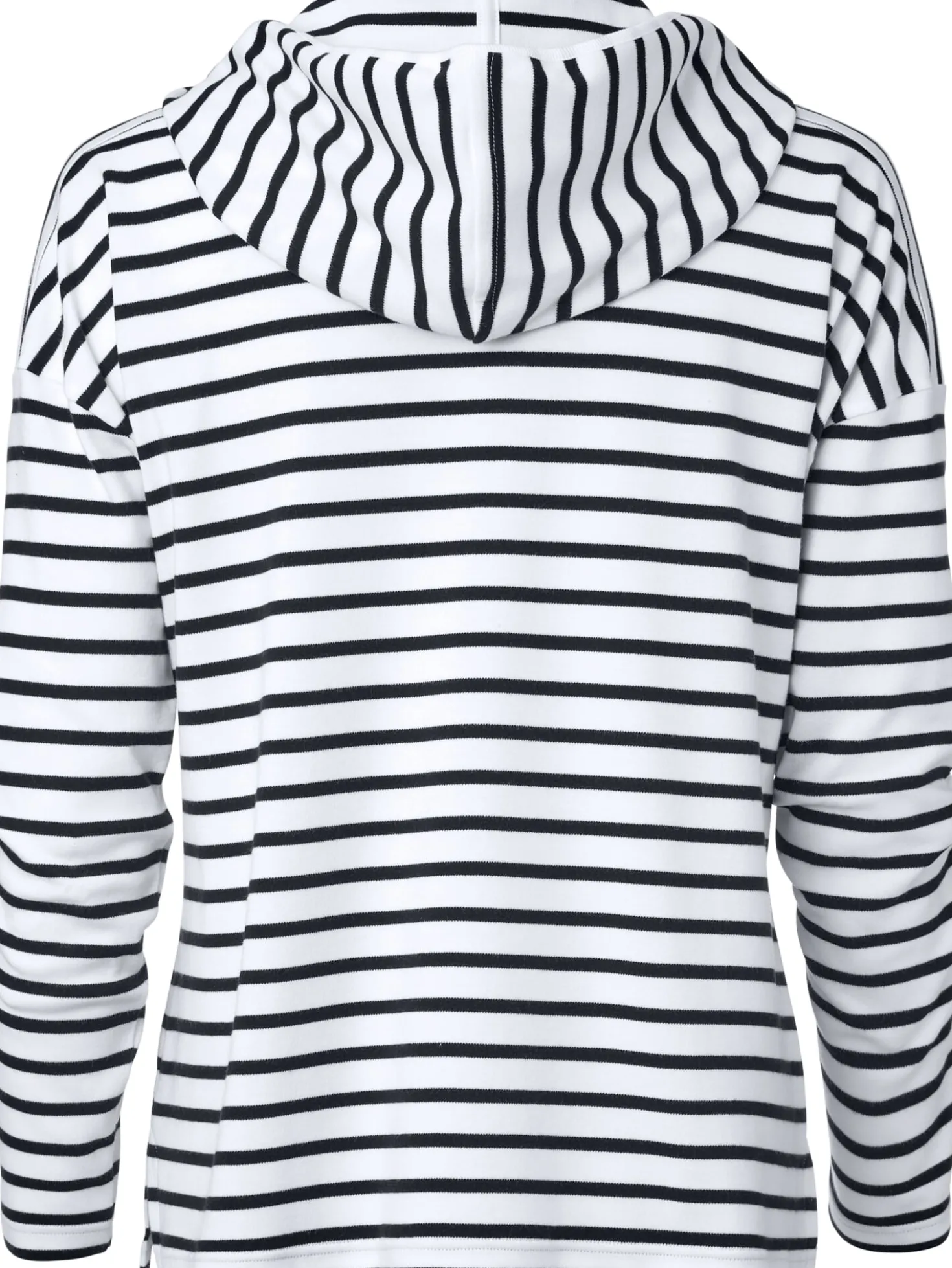 Damen-Hoodie gestreift
