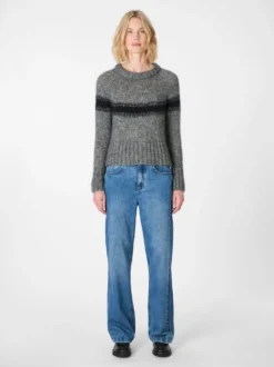 Damen-Jacquardpullover