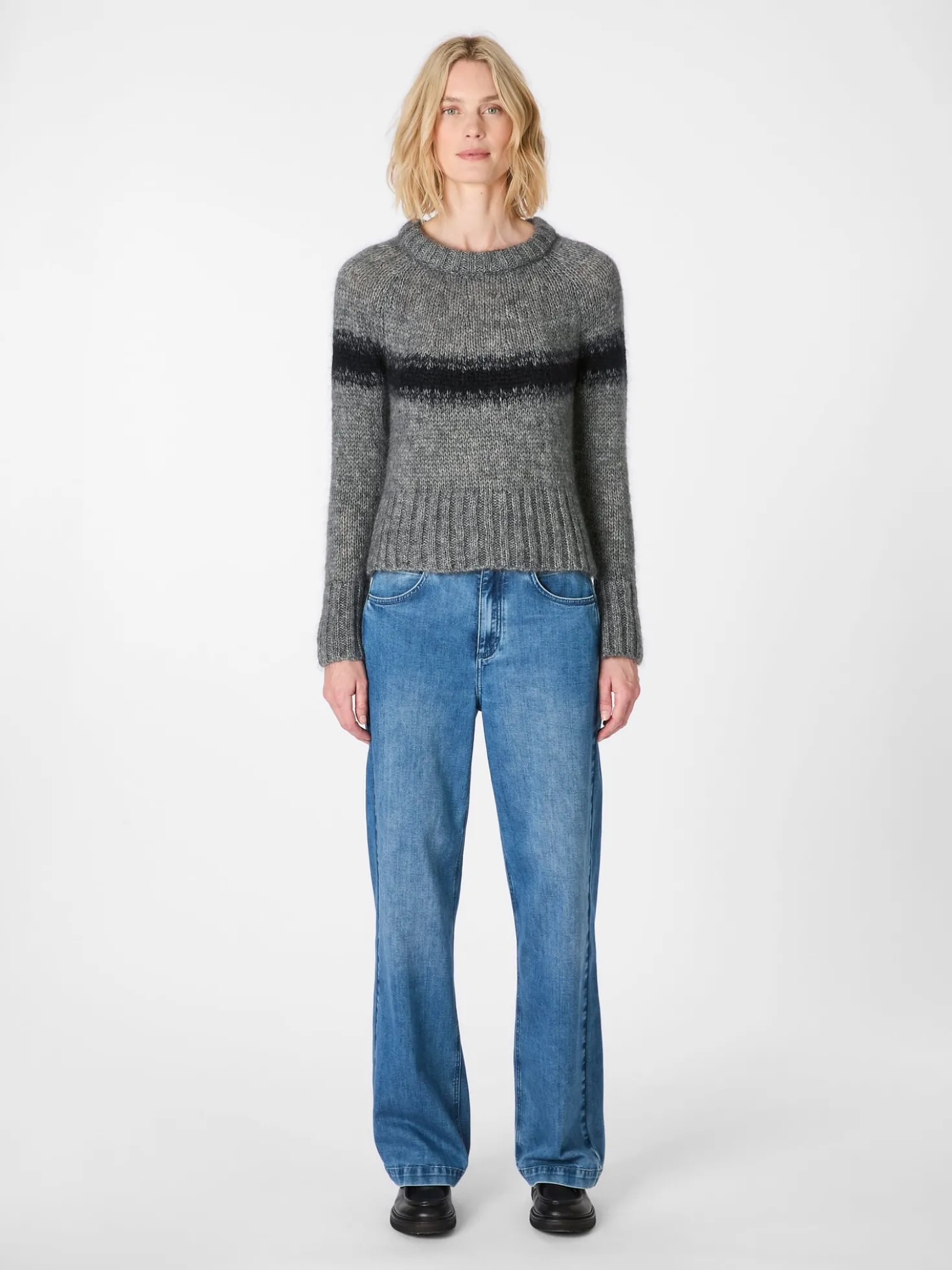 Damen-Jacquardpullover