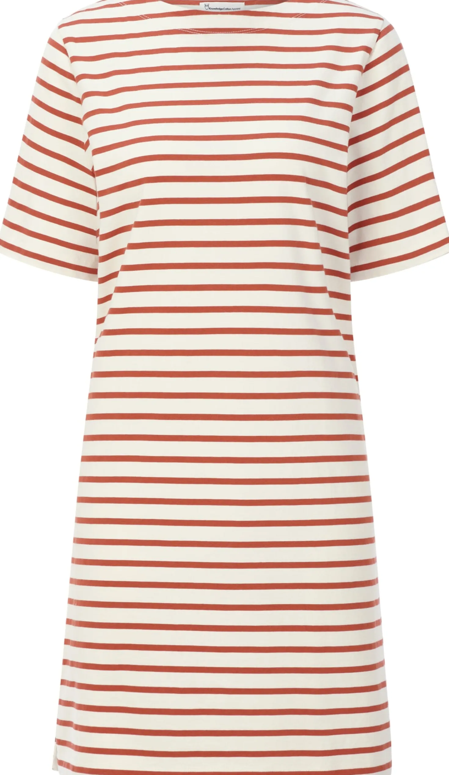 Damen-Jerseykleid gestreift