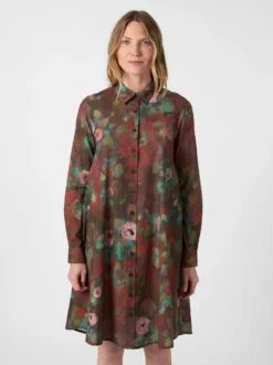 Damenkleid geknöpft