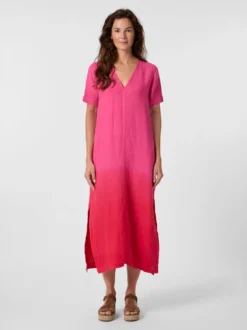 Damenkleid Leinen Batik