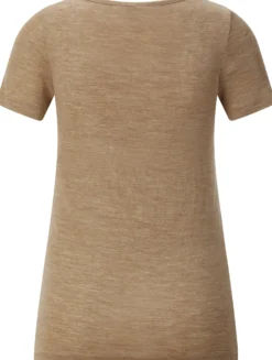 Damen-Kurzarmshirt Wolle-Seide