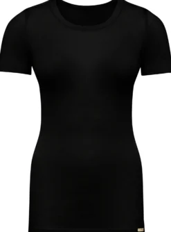 Damen-Kurzarmshirt Wolle-Seide