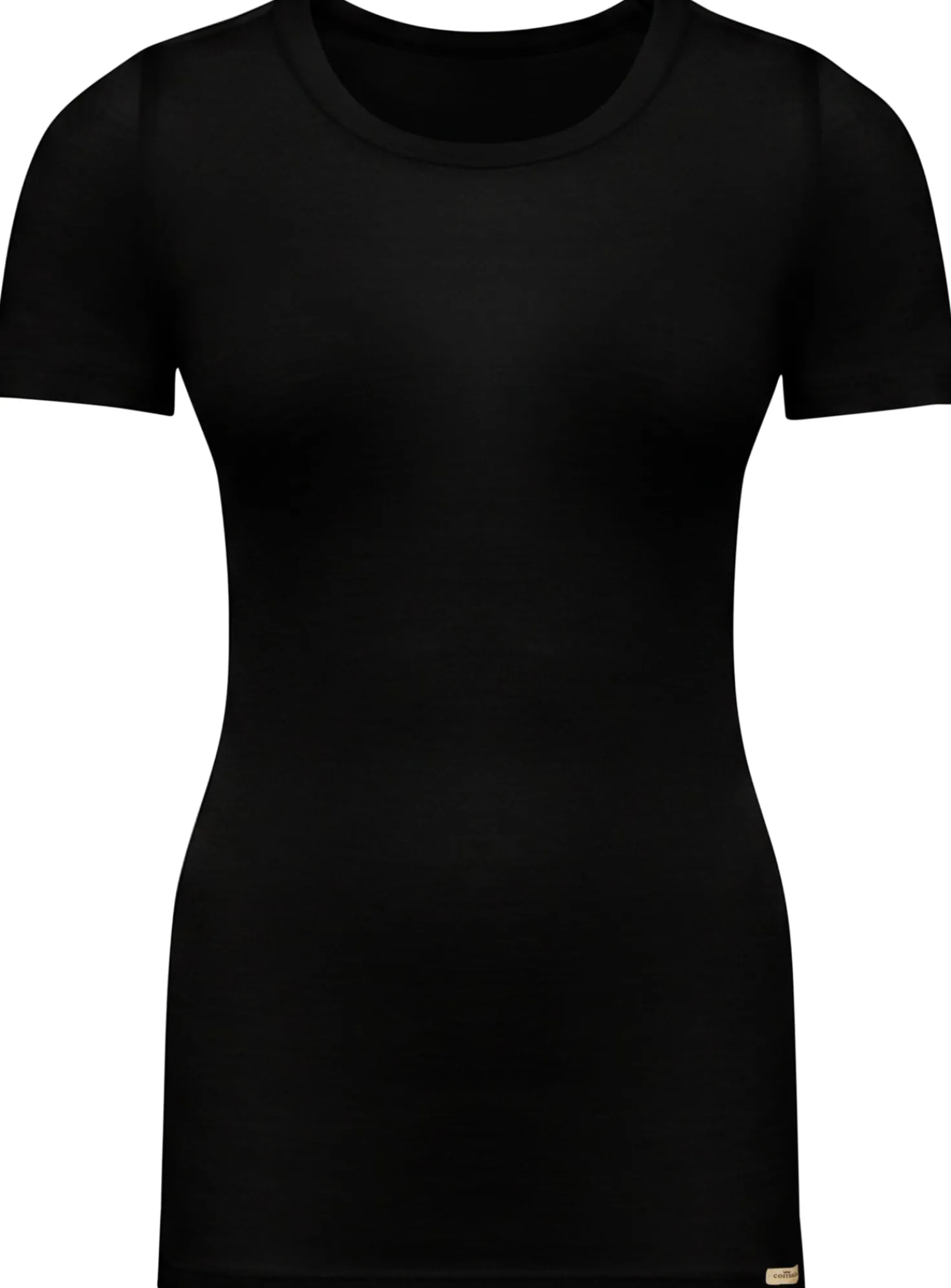 Damen-Kurzarmshirt Wolle-Seide