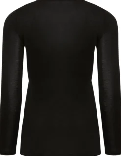 Damen-Langarmshirt Wolle-Seide